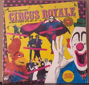 THE RHINO BROTHERS' circus royale 10 GREAT RHINO ACTS ON 1 LP 1979 RNLP 007 US - Foto 1 di 3