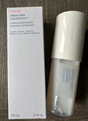 LANEIGE Cream Skin Cerapeptide™ Toner & Moisturizer 5.7 fl.oz/170ml NEW K-Beauty - Image 1 of 4