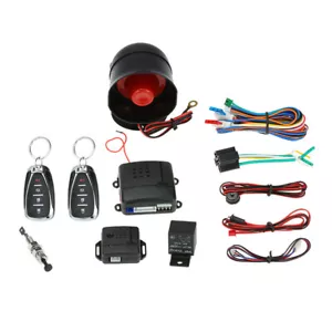 UNIVERSAL AUTO CAR VEHICLE SYSTEM KEYLESS + 2 E0T0 - Picture 1 of 11
