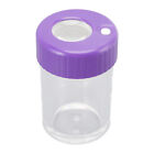 Purple Magnifying Viewing Jar Multifunction Waterproof Magnifying Glass JY DO