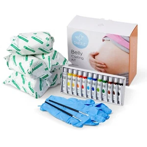 Kit de moulage ventre mère enceinte plâtre grossesse ventre bébé corps souvenir - Photo 1/6