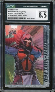 2019 Flair Marvel Upper Deck Anti-Matter #AM-11 SP Taskmaster CGC 8.5 - Picture 1 of 2