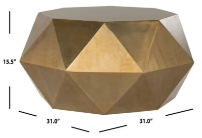 MESA DE CENTRO FACETADA ASTRID SAFAVIEH, Precio rebajado 2172709080 FOX3223A Foto 1 de 4