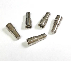 5 Pack Chrome Plated 3/4" Tire Valve Stem Extensions - Picture 1 of 1