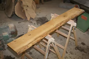 Wandboard Baumkante Eiche Wild Regal Regalbrett Board Steckboard Massivholz - Bild 1 von 8