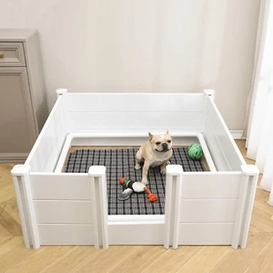 PUPPY WHELPING BIRTHING BOX for Dogs, 48" X 48" Large Dog Bed Rails - Picture 1 of 7