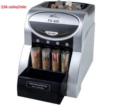Commercial Coin Counter Sorter Machine Fast Sorting Money Change FS-500 • 89.99$
