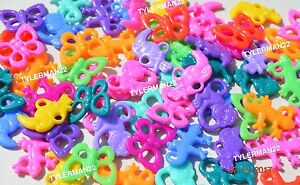 16 Colorful Assorted Animal Charms Bird Parrot Toy Parts Crafts Kids Jewelry