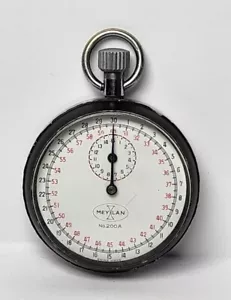 Vintage Swiss Made Meylan No. 200A Mechanical Wind Up Stopwatch - Picture 1 of 9