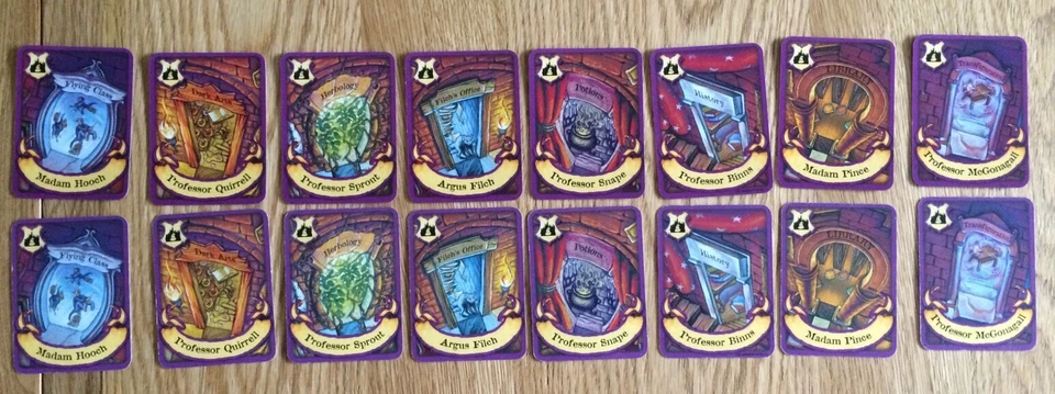 Harry Potter Mystery At Hogwarts Board Game (2001) ONE Spare Staff Card - Image 1 of 1