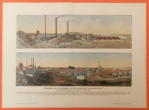 Golderzgruben Witwatersrand Transvaal Johannesburg Afrika Druck von 1908 Gold - Picture 1 of 1