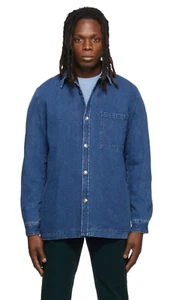Won Hundred Blue Rex Winter Denim Jacket Men’s Size Med Nwt - Picture 1 of 10