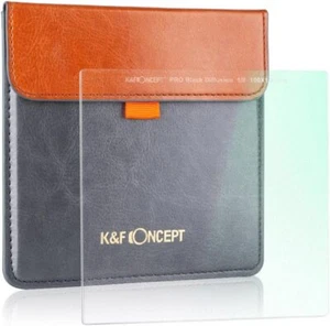 K&F Concept 1/1 Mist Diffusion Effect Square Black Soft Filter for Camera Lens - Picture 1 of 9