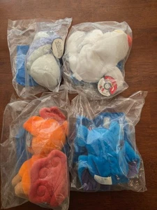 POKEMON stuffed toy set of 4 Kentucky Fried Chicken KFC 1998  in sealed packages - Picture 1 of 2