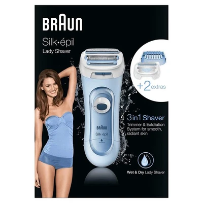 Rasoio Braun Silk-épil LS 5160, Waterproof, Blu, Depilazione e Massage - Immagine 1 di 2