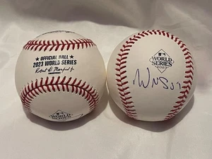 Texas Rangers  WILL SMITH Signed OML 2023 World Series Baseball - Picture 1 of 1