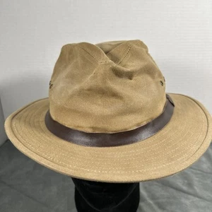 Sombrero de cubo de tela de hojalata C.C.Filson color tostado tamaño mediano - Imagen 1 de 14