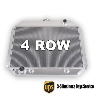 4Row Aluminum Radiator for 1968-1979 Ford F150 F250 F350 F100 / 1978-1979 Bronco - Image 1 of 4