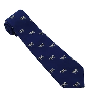 Wireless Rivertown Trading Company Medium Blue  with Holstein Cows Tie - Picture 1 of 6
