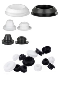 Snap-On Hole Plug Silicone Rubber Blanking Seal Bung Pipe Tube 2.5mm-61mm - Picture 1 of 7