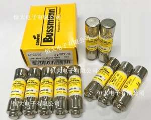 Paquete de 10 fusibles Bussmann Time Delay LP-CC-20 LPCC20 20A nuevos envío gratuito - Imagen 1 de 2