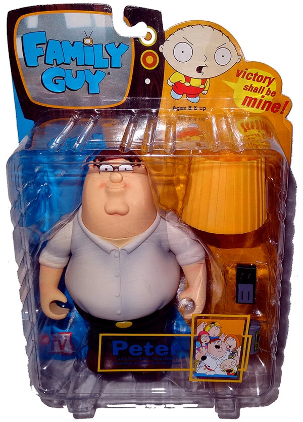 Family Guy Stewie Griffin Action Figure Series 1 RARE Eye Variant MIB Mezco Toy