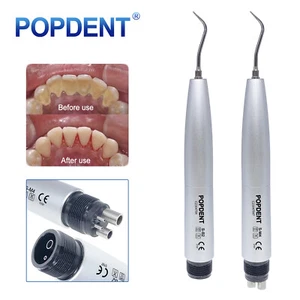 POPDENT Dental Sonic S Style Hygienist Air Scaler Handpiece 2/4Hole With 3 Tips - Picture 1 of 18