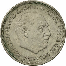 [#427509] Monnaie, Espagne, Caudillo and regent, 5 Pesetas, 1973, TTB, Copper-ni