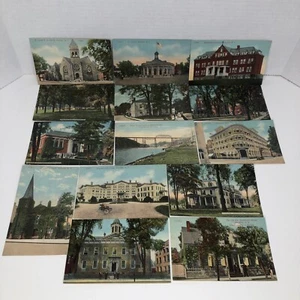 Vintage Historical Landmark Postcard Lot of 14 Kingston, New York, Ulster County - Picture 1 of 10