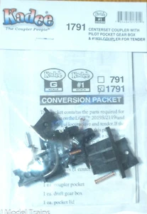 Kadee #1791 (#1 Scale) Centerset Coupler w/Pilot Pocket Great Box & - Picture 1 of 1