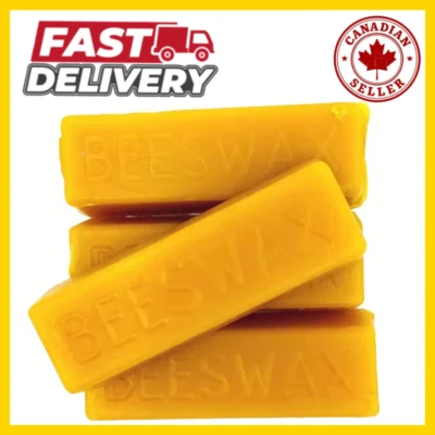 4PCS 100% Pure Beeswax Blocks Natural Wax Bars for DIY, Crafts & Candle Making - Image 1 of 4