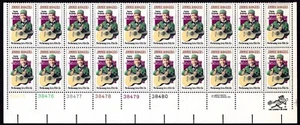 Scott #1755 Jimmie Rodgers Plate Block of 20 Stamps - MNH - Picture 1 of 1