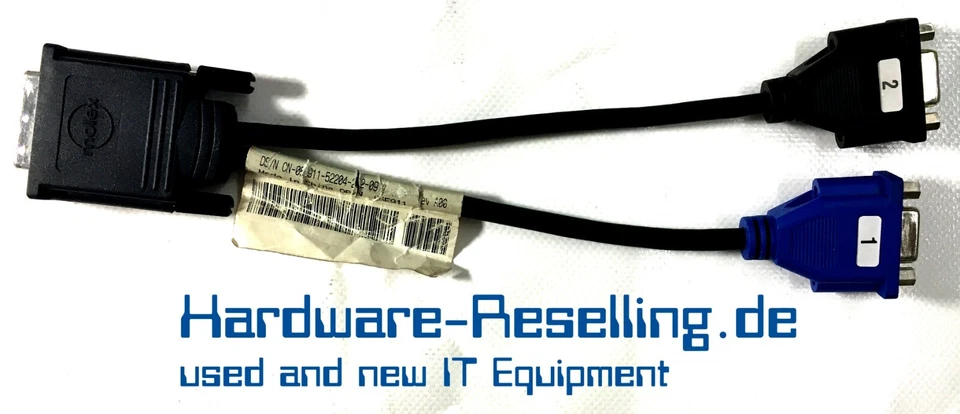 Dell Grafikkarten Splitter Kabel P&D auf 2 x VGA Molex D/PN 05E911 - Bild 1 von 3