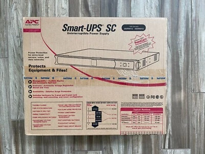 APC SC450RM1U Smart-UPS SC 450VA 280W 120V Power Supply (New) - Image 1 of 2
