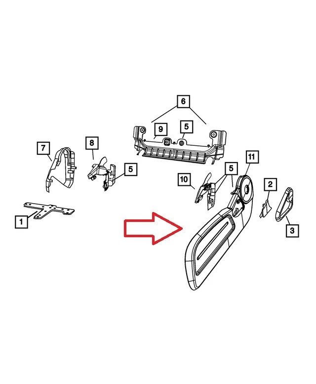 Protector térmico colector de escape izquierdo genuino OEM Mopar Driver para Dodge Nitro Foto 1 de 1