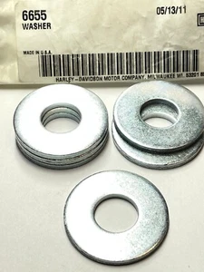 (1) ONE GENUINE OEM HARLEY-DAVIDSON WASHER 6655 .. FAST SHIPPING - Picture 1 of 1