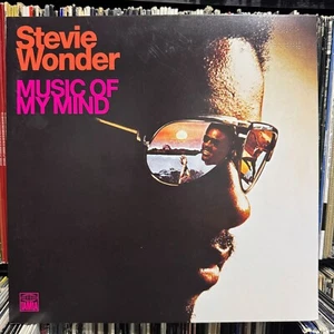 STEVIE WONDER - MUSIC OF MY MIND (180g VINYL LP) 1972 / 2011!! RARE w/ BRAILLE - Picture 1 of 7