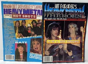 Hit Parader Heavy Metal Hot Shots And Heros Magazines 1985 Ratt Ozzy Scorpions - Picture 1 of 12