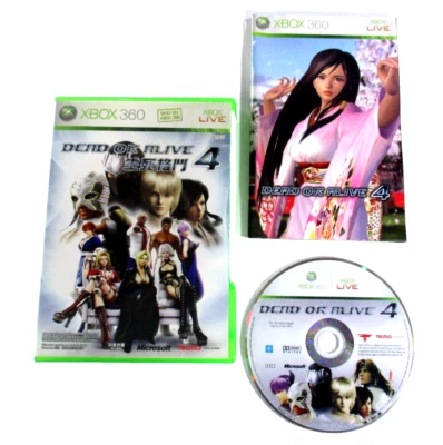 Dead or Alive 4 Japanese Role-Playing XBOX 360 Game M PAL R4 2005 Microsoft - Image 1 of 4