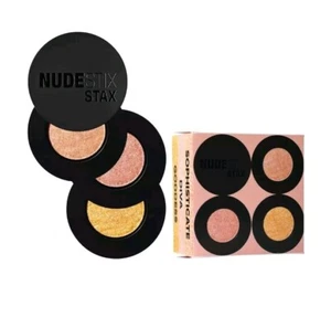 NUDESTIX Nude Eye Lights 3 Pc Stax Set LIMITED EDITION Eyeshadow Highlighter NEW - Picture 1 of 13