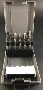 YUFUTOL Hartmetall Frässtift-Set - 10 Stck. 1/2 Zoll Fräskopf Durchmesser Doppelschnitt Vk06 - Bild 1 von 3