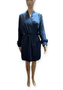 Lunya Women’s Robe SizeXS Silk 100% Navy New - Picture 1 of 6