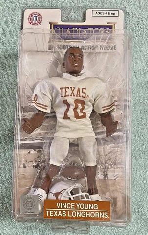 University of Texas Longhorns Vince Young Action Figure  2005 National Champions Cover