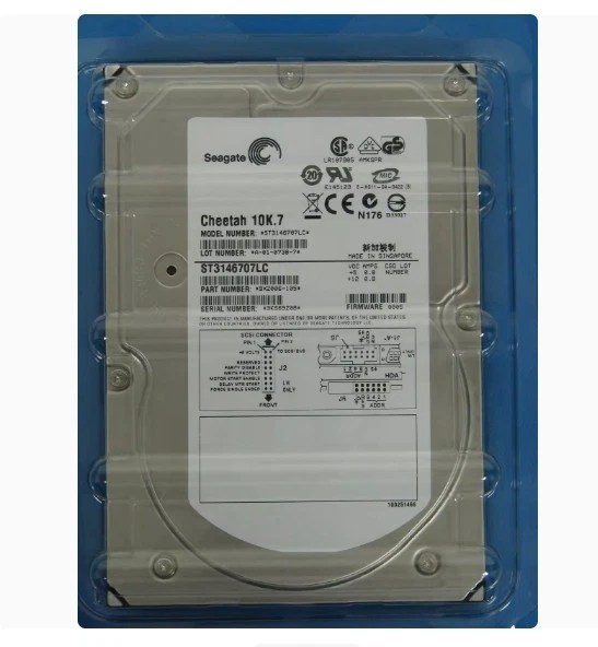 Suitable for ST3146707LC 146GB 10K FW 0003 0005 80 pin SCSI hard drive - Image 1 of 1