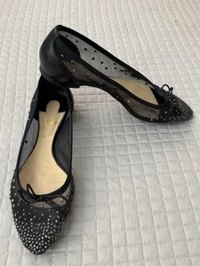 100% AUTHENTIC WOMEN CHRISTIAN LOUBOUTIN PATIO FLATS EU 37 / US 6 - Picture 1 of 12
