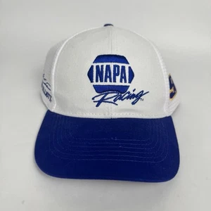 NAPA Racing Chase Elliott Strapback Hat White Nascar Motorsports Baseball Cap - Picture 1 of 11