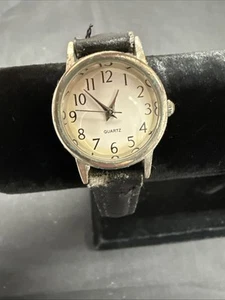 Reloj Damas Elegante Negro Correa GEN607 436 PC21 Ajuste 6"-8" Batería Nueva - Imagen 1 de 8