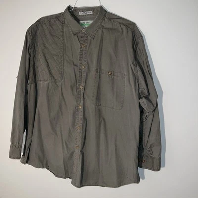 Camisa de tiro Orvis Buzz Off para hombre talla XXL verde ligeramente usada  Foto 1 de 4