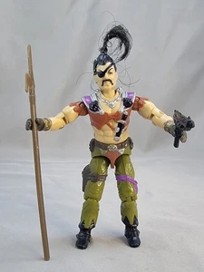 Vintage 1987 Hasbro GI JOE Cobra ZANZIBAR Dreadnok Action Figure Hair Damage - Picture 1 of 5