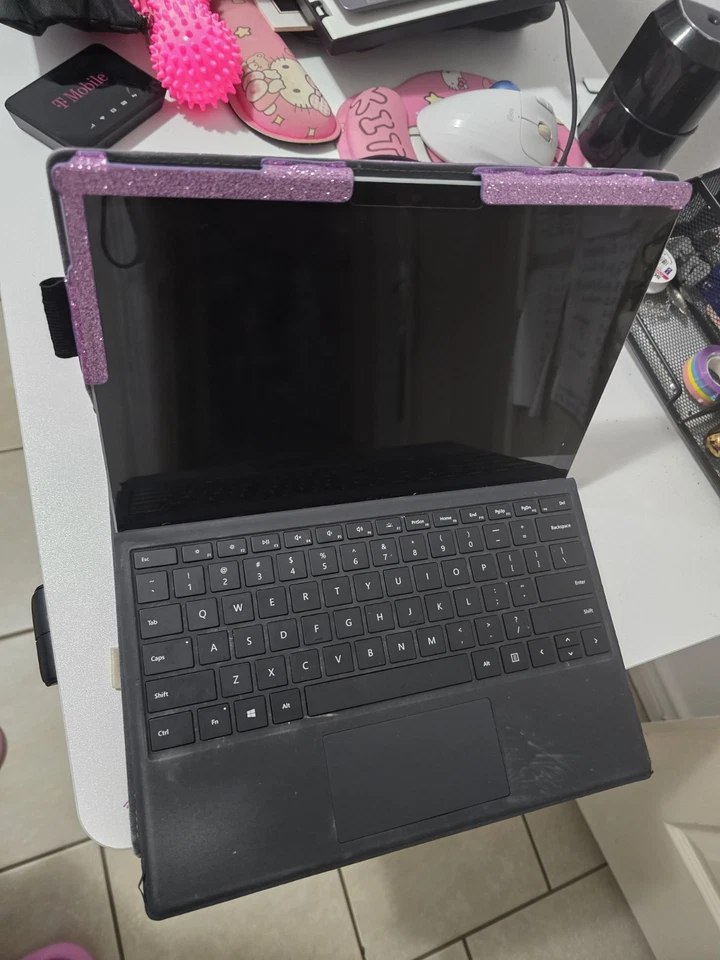 Microsoft Surface Pro 2 1561 Negro Tipo Cubierta Teclado Folio Para Surface RT Foto 1 de 4